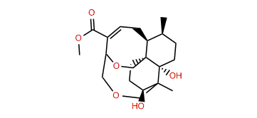Methyl 8b,17-14zeta,15-diepoxy-3b,6b-dihydroxy-hydroxy-(E)12-labden-16-oate